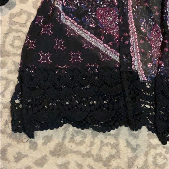 Crochet trim kimono - Picture 4 of 6